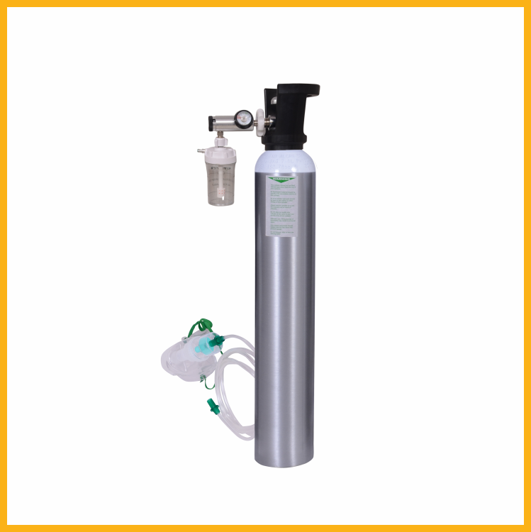 7.8 ltr Oxygen Cylinder With Trolley